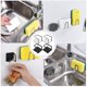 thumbnail image 3 of piezas de soportes de pared para secar paños de cocina, escurridor de esponja para fregadero de cocina, escurridor para fregadero, escurridor para fregadero, 3 of 3
