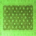 thumbnail image 1 of Ahgly Company Indoor Square Oriental Green Traditional Area Rugs, 8' Square, 1 of 4