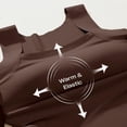 thumbnail image 5 of Soyumi Tops for Women, Built In Bra Tank Tops High Strechy Shapewear for Women Slim Fit Seamless Sleeveless Tshirt Racerback Summer Workout Running Yoga Gym Athletic Shirt, Coffee, 5 of 9
