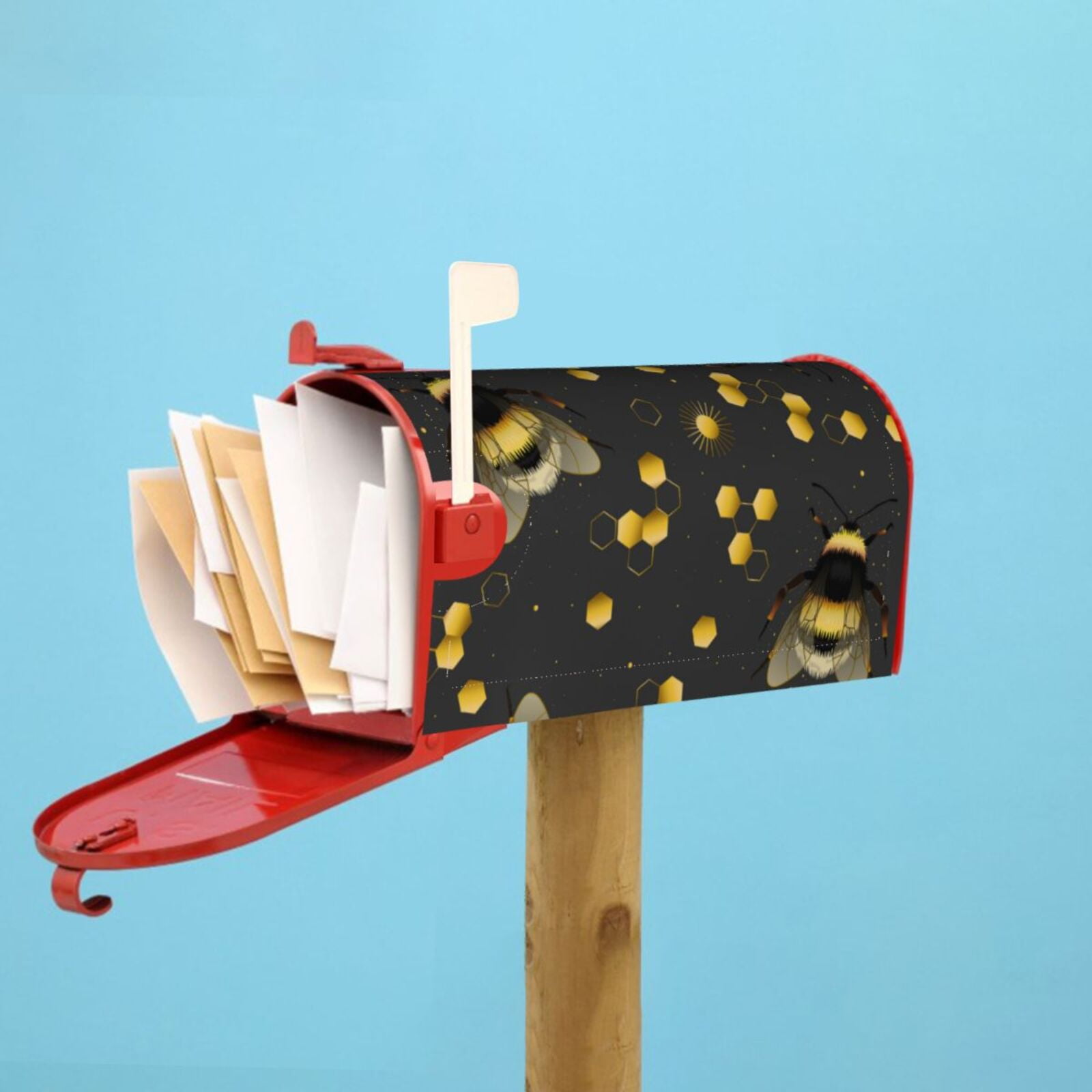 Kdxio Magnetic Mailbox Cover 21x18 in Mailbox Cover Outdoor Decoration Holiday Mailbox Covers for Home Garden Yard-21x18 in