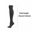 thumbnail image 3 of JGTDBPO Knee High Stockings For Women Solid Color Cotton Knit Over-The-Knee Stockings Extra Long Knit Socks Girls Holiday Outfits Lengthened Floor Stockings Wool Pile Stockings, 3 of 3