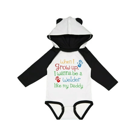 

Inktastic Welder Like Daddy Gift Baby Boy or Baby Girl Long Sleeve Bodysuit