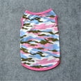 thumbnail image 3 of YUEHAO Pet Supplies Cute Dog Summer Pet Puppy Camouflage Vest Shirt Small Dog Pet Vest Clothes Appar Pink, 3 of 5