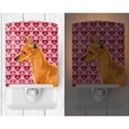 thumbnail image 2 of Caroline's Treasures SS4466CNL Min Pin Hearts Love and Valentine's Day Portrait Ceramic Night Light, 6x4x3", multicolor, 2 of 2