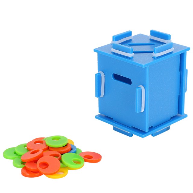Juguetes De Inteligencia, Juguetes Educativos Que Funcionan Con Monedas, Caja De Monedas Para Loros, Juguetes De Inteligencia, Pájaros Para Loros OTVIAP Talla pequeña