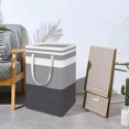 thumbnail image 2 of Tripumer 3Pack Large Laundry Basket, 75L Freestanding Waterproof Laundry Basket, Collapsible Storage Box with Easy Carry Handle, Suitable for Home and Dormitory Clothes, Towels and Toys Gradient Gray, 2 of 8