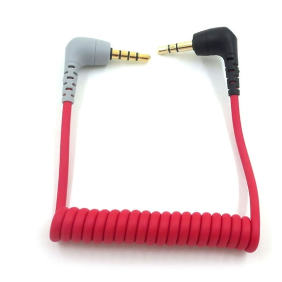 TAPDRA Store 3.5mm TRS to TRRS Cable for RODE Microphones Color-Matching Mechanism, Copper, Flexible Length