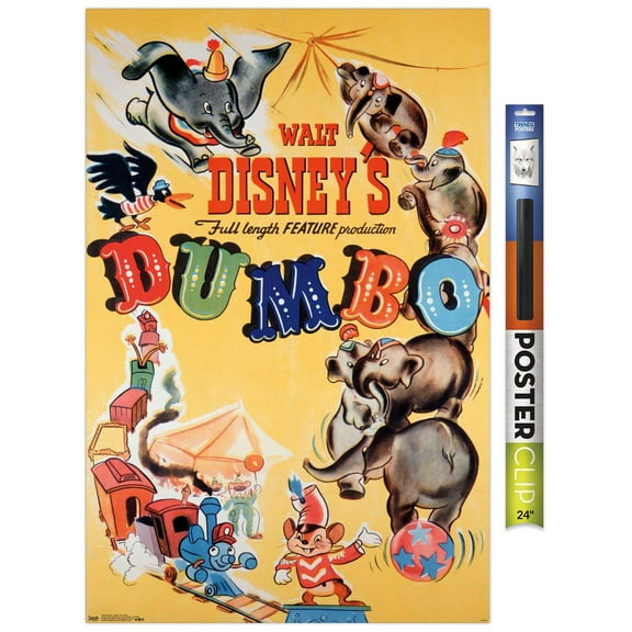 Disney Dumbo - Classic One Sheet Wall Poster, 22.375" x 34"