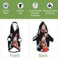 thumbnail image 6 of KLL Tricolor Koi Fish Trio for Basic Dog Hoodie - Pet Hoodie Sweater with Leash Hole - Cute Dog Sweatshirt - Pet Clothes Hooded Sweatshirt for Dog & Cat -Small, 6 of 8