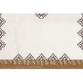 thumbnail image 4 of Casavani Handblock Printed Beige Cotton Dhurrie 12'x12' Square Area Rugs for Living Room & Dining Room, 4 of 5