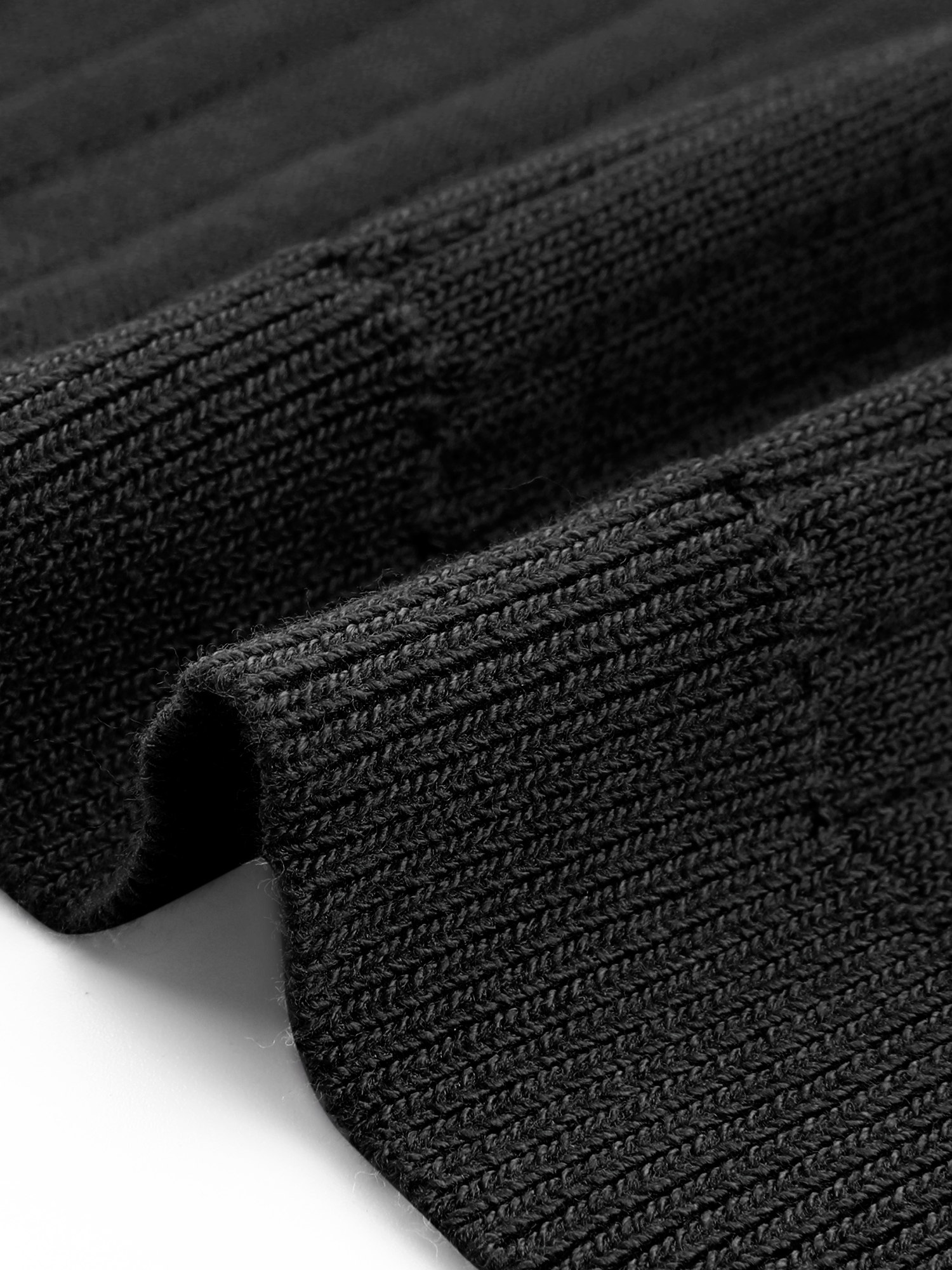 DARING DIVA Women's Open Front Long Sleeve Button Down Knit Cardigan S Black