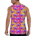 thumbnail image 3 of Fotbe Magic Mushrooms Pattern Men's Quick Dry Workout Tank Top Gym Muscle Tee Fitness Bodybuilding Sleeveless T Shirt Breathable Workout Shirt-XX-Large, 3 of 9