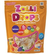 ZOLLIPOPS Zolli Drops Fruit, 3oz, Clean Teeth Sugar Free Drops, Delicious Assorted Flavors