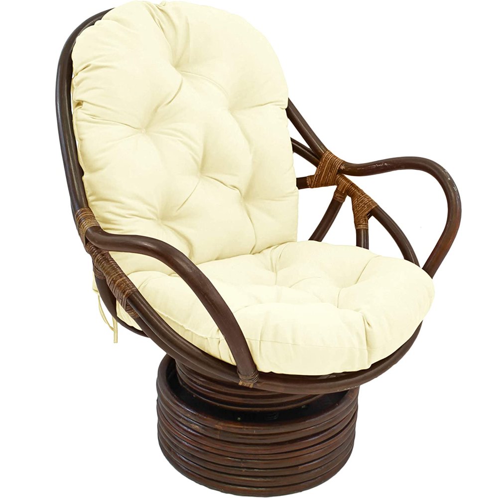 48" x 24" Swivel Rocker Cushion, Chair Cushion,Washable Comfortable and