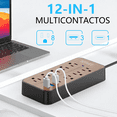 thumbnail image 2 of Multicontacto De 8 Tomas Con Usb 1.2m Xtellar cafe, 2 of 3