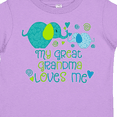 thumbnail image 4 of Inktastic My Great Grandma Loves Me- cute elephants Boys or Girls Toddler T-Shirt, 4 of 5