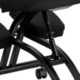thumbnail image 4 of Emma + Oliver Mobile Ergonomic Kneeling Office Chair in Black Fabric, 4 of 9