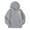 0##Grey1582, variant on Kiijoy Girls Zip Up Fleece Hoodie Casual Active Long Sleeve Sweatshirt, Black, Sizes 5-14