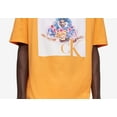 thumbnail image 5 of Calvin Klein Men's Relaxed Fit Pride Graphic Crewneck T-Shirt Orange, 5 of 6