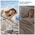 thumbnail image 2 of Purple Teal Ethnic Cooling Blanket,Lightweight Breathable Summer Throw Blanket with Double Sided Cold Effect,Boho Modern Geometric Abstract Art Picnic Blankets Bed Sheet for Hot Sleepers 40"x60", 2 of 8