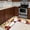 Chef, variant on Rooster Kitchen Rugs and Mats Non-Skid Washable for Floor, Rooster and Chicken Kitchen Decor and Accessories Kitchen Mat Set of 3