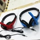 thumbnail image 5 of Auriculares con cable Equipo de reproducción Mano de obra Auriculares prácticos Suministros para juegos Accesorios universales para computadora Juegos de teclado y mouse para computadora Azul, 5 of 6