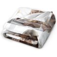 thumbnail image 5 of Personalised Photo Blanket Customized Throw Blankets with Picture Names Text for Lovers Family Birthday Gifts for Adults Baby Boys Girls Pet 2 Collage Images,60x50 inch (150x125cm), 5 of 6