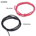 thumbnail image 4 of Flexible RC Silicone Cable Tinned Copper Stranded Wire 1 Meter Red + 1 Meter Black (22AWG), 4 of 8