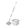 thumbnail image 2 of Juego de trapeador y cubo con mango de acero inoxidable y trapeador giratorio para tareas de limpieza profunda, 2 of 9