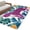 Pink, variant on Yellow Leopard Tropical Entryway Rug 2x3 Area Rug Washable Indoor Doormat Small Bathroom Rugs Non-Slip Low Pile Accent Throw Rugs Summer Palm Leaves Green Floor Carpet for Kitchen Bedroom Entrance