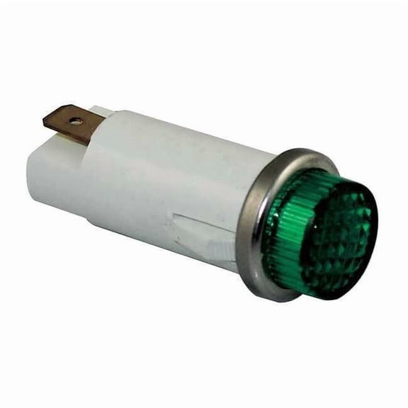 Dayton Raised Panel Light, Green, 120 V AC/DC 22NY51