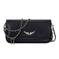 thumbnail image 5 of Bolso cuadrado pequeño de cuero genuino Jindian ZV francés, bolso cruzado de un solo hombro con ala versátil a la moda europea y americana, 5 of 5