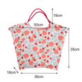 thumbnail image 3 of Sac de Voyage Imprimé Floral Sac de Plage Réutilisable Portable Décontracté pour Adolescentes, 3 of 10