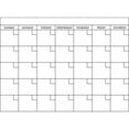 thumbnail image 5 of Basics Dry Erase Calendar Peel and Stick Giant Wall Decal, 5 of 5