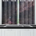 thumbnail image 2 of MKHERT Starry Space Window Curtain Kitchen Curtains Window Treatments 26x39 inch,Set of 2, 2 of 3