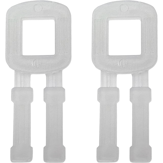 EcoNesxp 50pcs Carton Packing Buckles Box Packing Strapping Tools Plastic Portable Carton Packing Buckles Plastic Polyethylene Packing Buckles