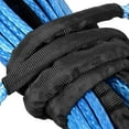 thumbnail image 3 of Astra Depot Blue 1/4" 50ft UHMWPE Winch Rope Extension + 2X Forged Steels RED Hook Grade 80 for ATV UTV KFI Car 4X4 Recovery Vehicle, 3 of 7