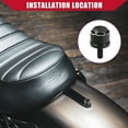 thumbnail image 2 of Tornillo de asiento de motocicleta Unique Bargains para Harley Davidson Touring Sportster, tornillo de montaje estriado trasero 1/4"-20 negro, 2 of 7