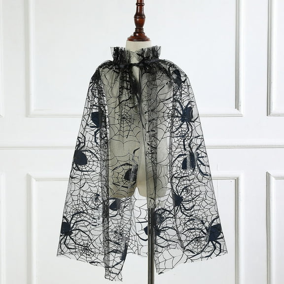 Kids Outerwear Coats Child Toddler Boys Girls Halloween Fancy Party Kids Lace Up Cape Tulle Princess Cloak