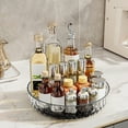 thumbnail image 4 of 7.9"*2", Plastic Turntable for Kitchen Countertop, Bathroom & Living Room Storage - Multipurpose Lazy for Spices, Cosmetics & Office Supplies, 4 of 5