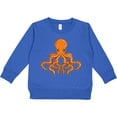 thumbnail image 2 of Inktastic Orange Octopus Toddler Sweatshirt, 2 of 4