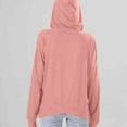 thumbnail image 6 of QUINDOS Womens Hoodies Tunic Sweatshirts Women Casual Long Sleeve Crew Neck Plain Pullover Tops, 6 of 6