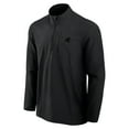 thumbnail image 2 of Men's Fanatics Black Carolina Panthers Front Office Micro Tonal Quarter-Zip Pullover, 2 of 3