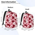 thumbnail image 2 of Saiise Sac à Dos pour Ordinateur Portable à Imprimé de Roses - Bretelles Réglables, Résistant à l'Eau, Grande Capacité, Design Élégant, Unisexe pour l'École, le Bureau, les Voyages - Moyen, 2 of 5