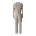 thumbnail image 5 of MEICHEN Pajamas Set for Women Womens Pajamas 2 Piece Sets Outfits Matching Suits Long Sleeve Sweater Long Pants Pockets Womens Loungewear, 5 of 6