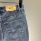 thumbnail image 4 of Pantalones cortos de mezclilla para hombre, de gran tamaño, de talla grande, pantalones vaqueros cortos para hombre, pantalones cargo de verano con botones, desgastados, originales, ropa de calle gros, 4 of 5