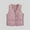 A01_Pink, variant on Fleece Thermal Waistcoat for Womens Front Buckle Sleeveless Varsity Jackets Lounge Warm Thermal Cardigan Vest Comfort Casual Solid Basic Blouse