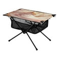thumbnail image 2 of BZSMCE Camping Tables Simple Folding Table Fox with Golden Crown Pattern Size:23.6*15.7in, 2 of 7