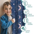 thumbnail image 3 of Blackout Kids Curtains,Blue Pink Moon Star Planet Pattern Childrens Insulated Curtains Set Of 2,Bedroom Essentials,Toddler Room Decor 42"x54", 3 of 5