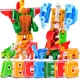 thumbnail image 2 of Figuras de acción de deformación con 26 letras del alfabeto AZ, dinosaurios, guerreros, juguetes de robot de transformación para niños, regalo Brinquedos, 2 of 5